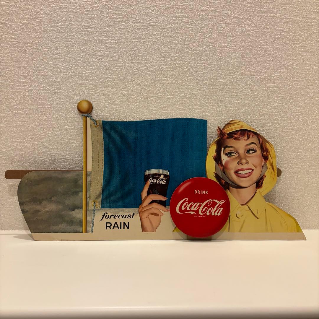 【コカコーラ CocaCola】ヴィンテージ紙看板２枚セット