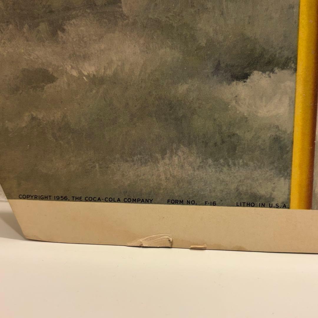 【コカコーラ CocaCola】ヴィンテージ紙看板２枚セット