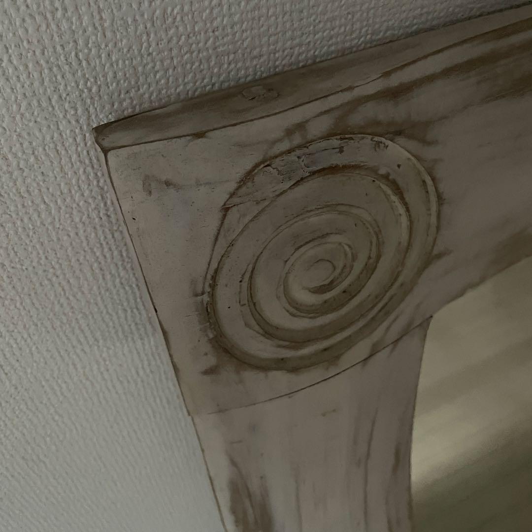 アンティーク ミラー 姿見 全身鏡 木製フレーム 店舗什器 ヴィンテージ