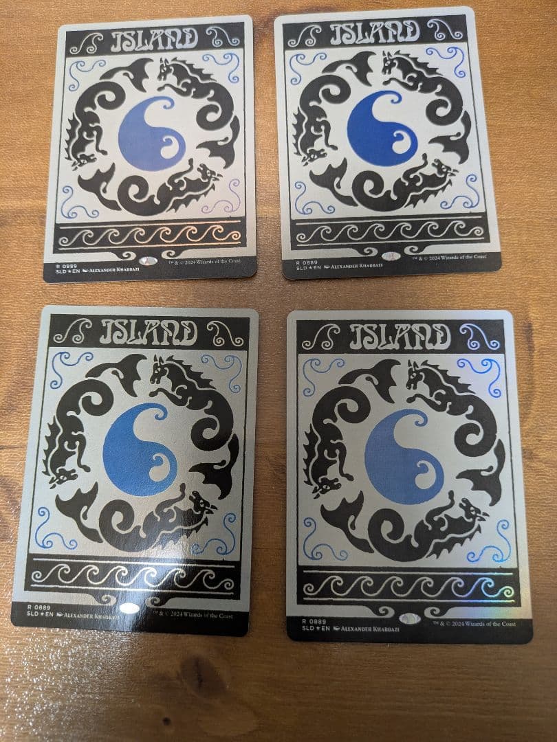 【Foil】(889)ボーダーレス《島/》[SLD] 英語4枚セット