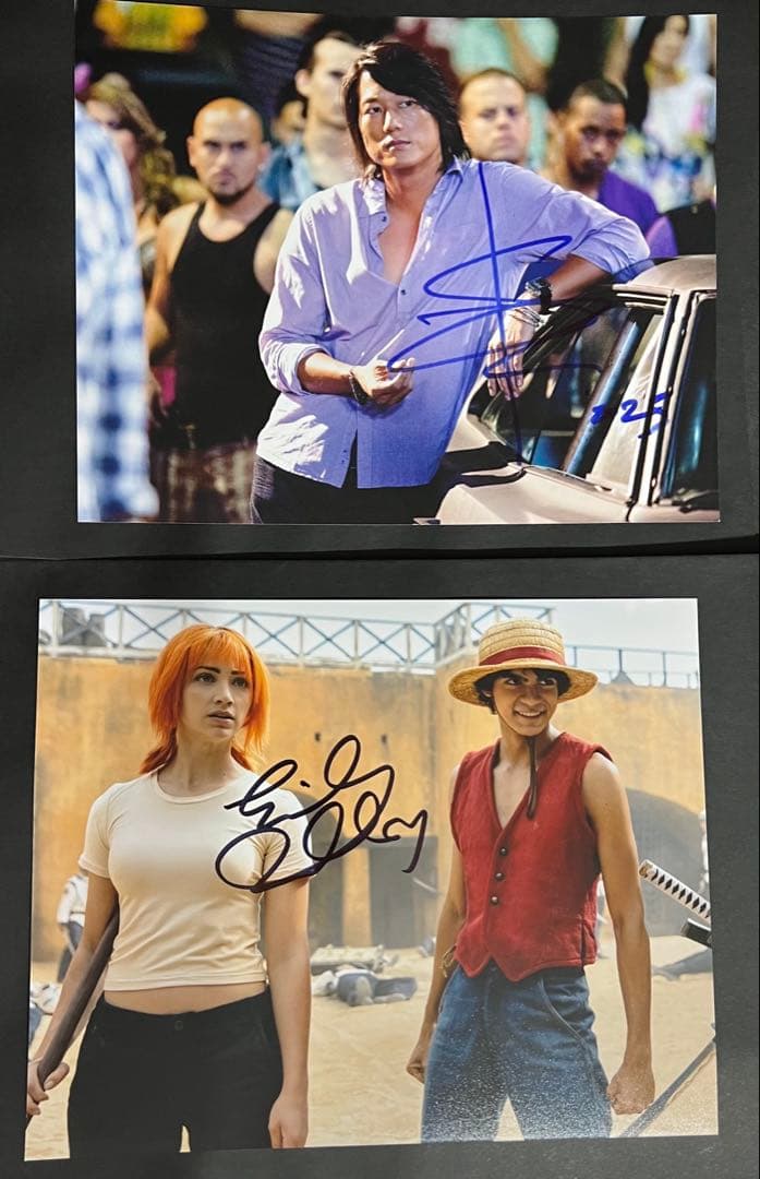 【直筆サイン】2枚セット　コミコンくじ　サインフォト