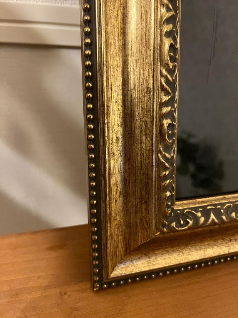 大型 ゴールド装飾フレーム額縁 正方形