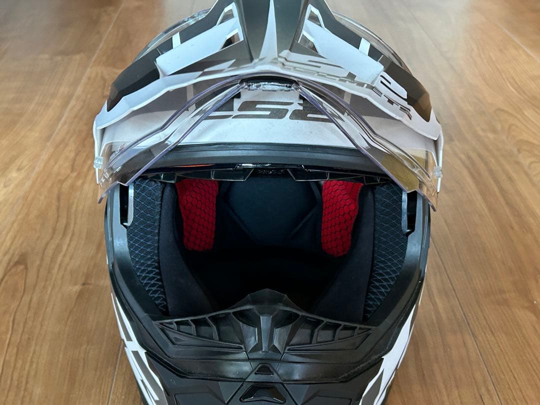 LS2 ヘルメット インナーバイザー付き Mサイズ MX701(2022モデル)