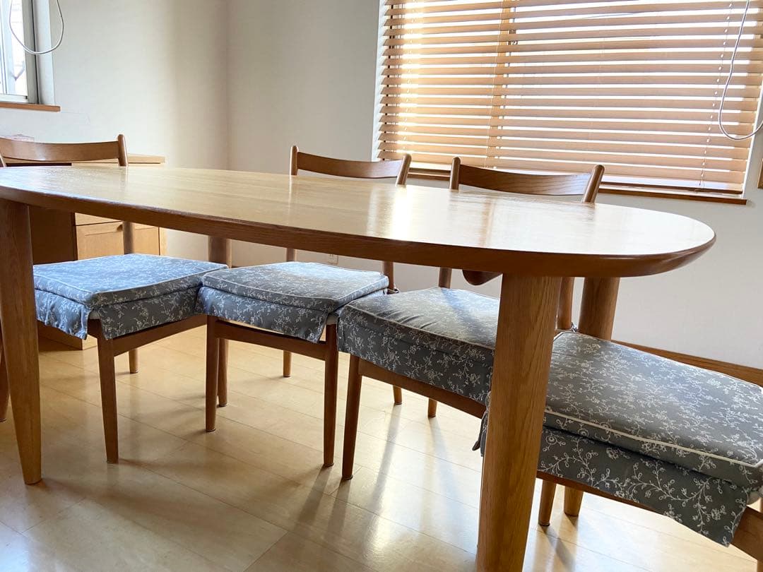 日進木工 nissin オーバル ダイニングテーブル【テーブルのみ】