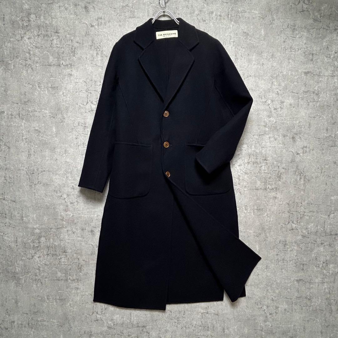 【美品】THE SHINZONE ウールコート オーバーサイズ 36