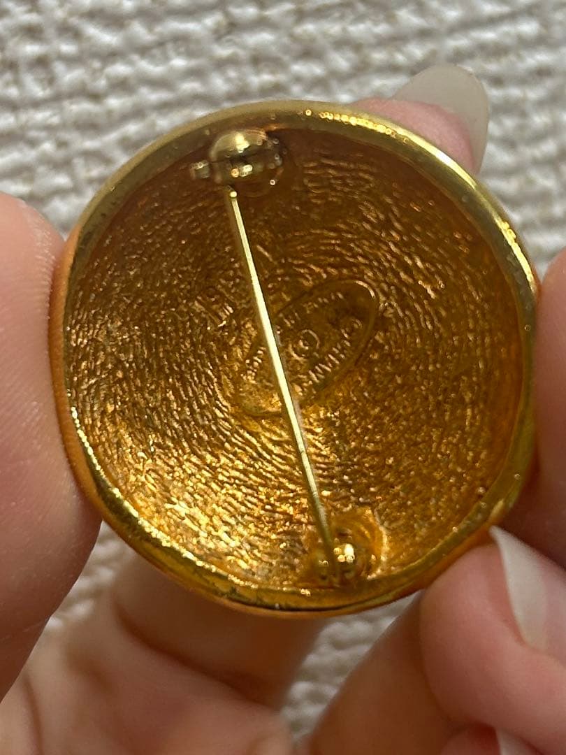 【最終値下げ】CHANEL ヴィンテージ ゴールド CCロゴ ブローチ