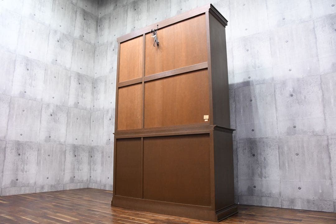 EAC15 マルニ木工 地中海 ロイヤル カップボード 照明付き 飾り棚