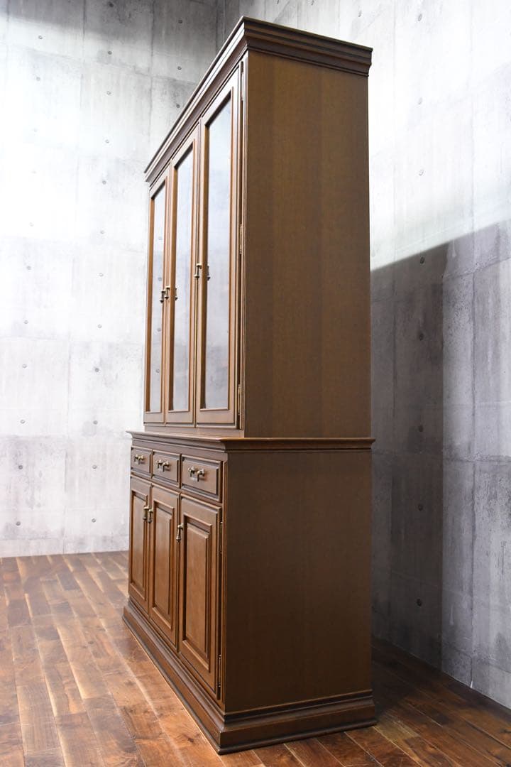 EAC15 マルニ木工 地中海 ロイヤル カップボード 照明付き 飾り棚