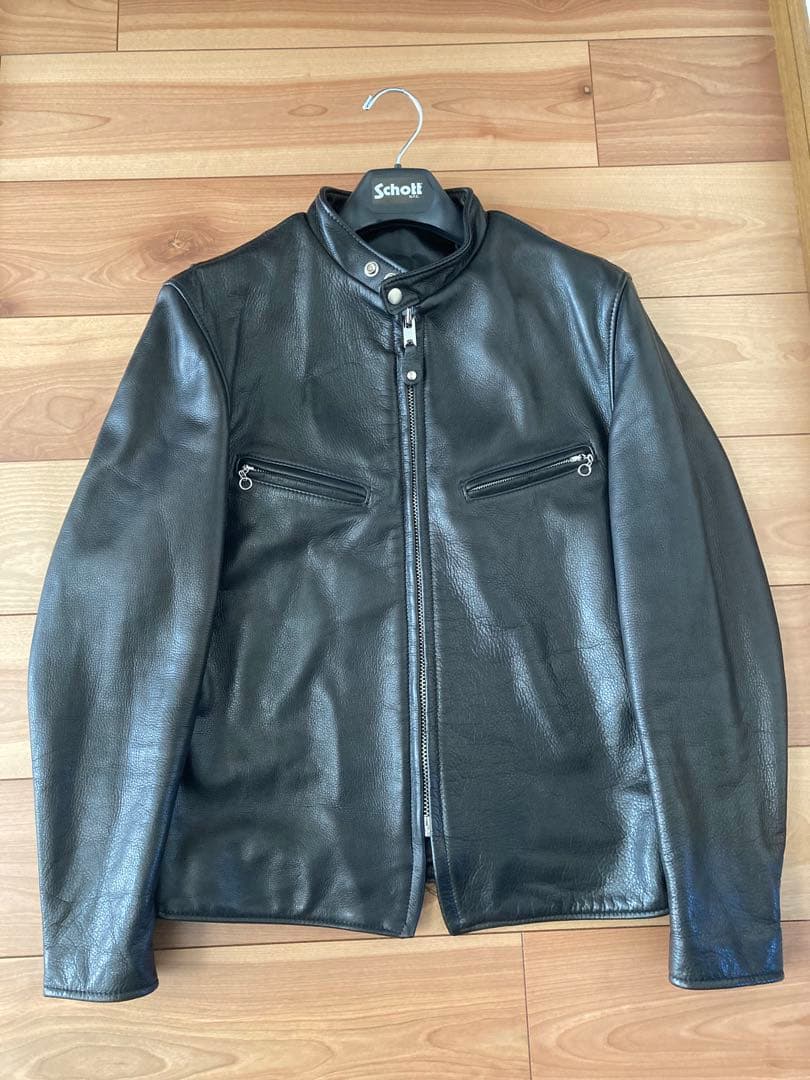 Schott ショット黒　シングルライダース　541xx 40 ニューネイキッド