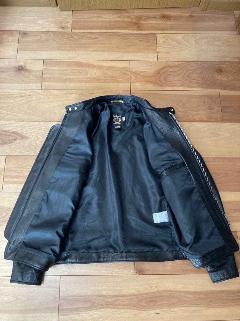 Schott ショット黒　シングルライダース　541xx 40 ニューネイキッド