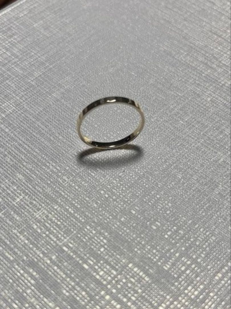 【値下げ↓】peau jewelry クラシックベゼルリング/K10YG 11号