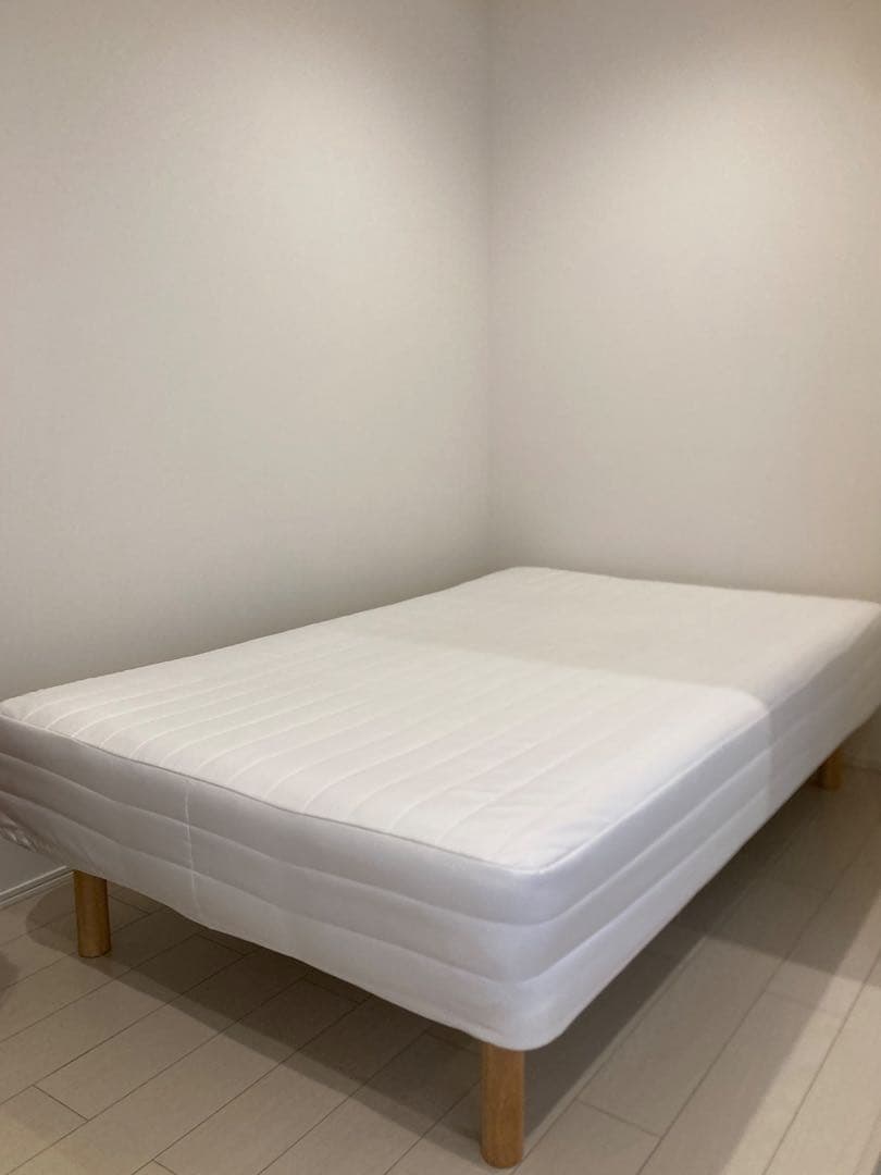 無印良品 セミダブル 脚付きマットレス ポケットコイル 美品 送料込