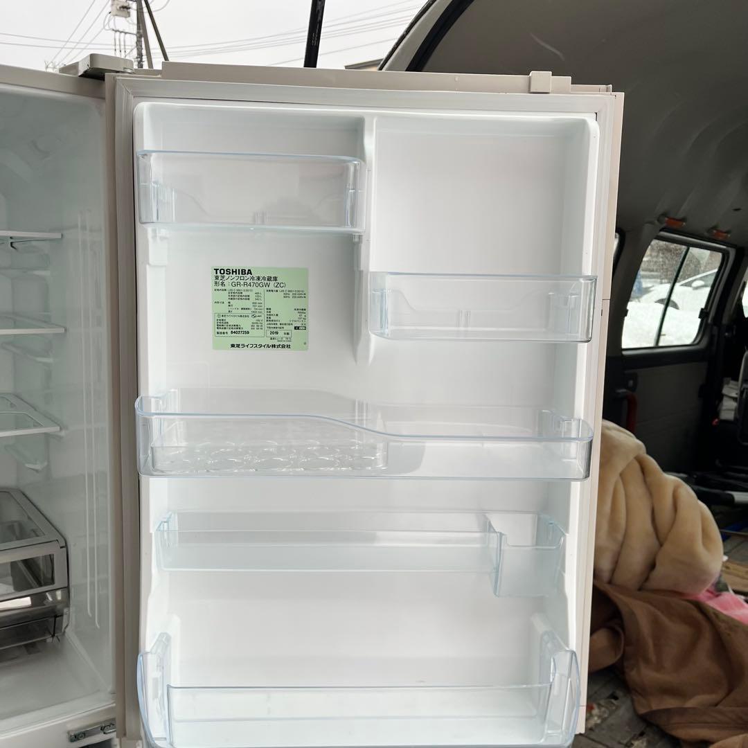 冷蔵庫・冷凍庫 Toshiba VEGETA GR-R470GW