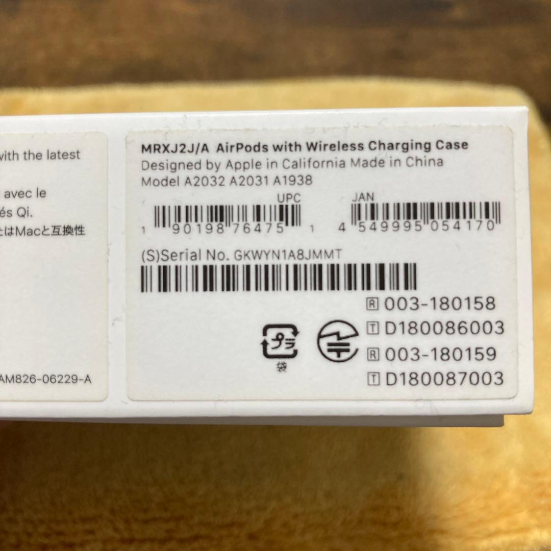 Apple MRXJ2J/A airpods 第二世代 エアポッズ