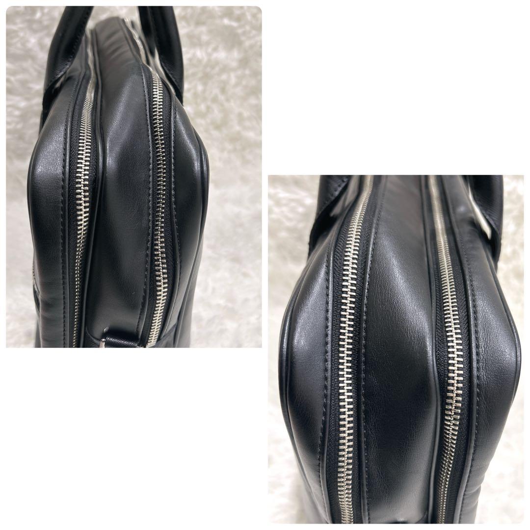 ポールスミス ビジネスバッグ ブリーフケース レザーブラック 2WAYショルダー