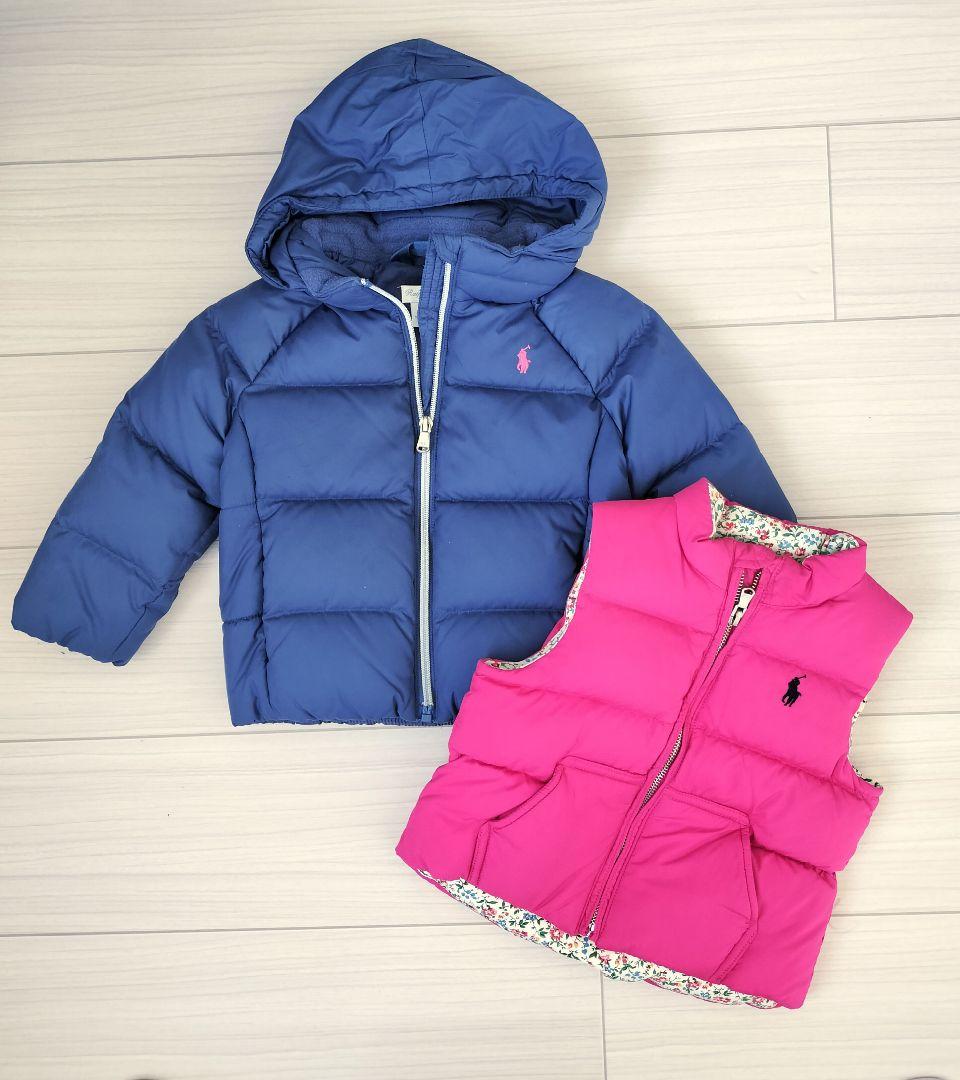 【週末セール☆】Ralph Lauren ダウンジャケット＆ベストセット 24M