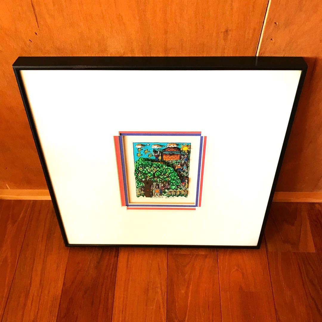 本物保証　WISHINGWELL ジェームスリジィ　RIZZI 3D アート絵画