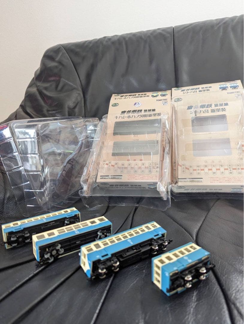 富井電鉄 猫屋線 キハ1・ホハフ50形・ハ51 4両セット