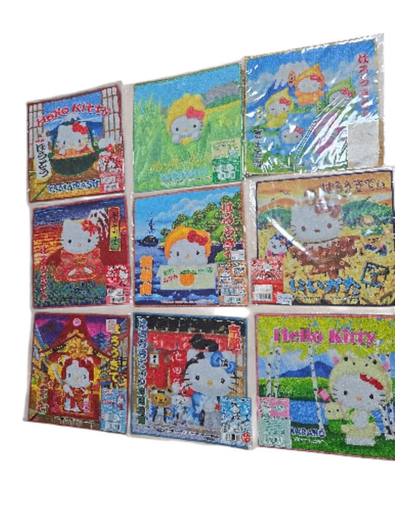 【昭和レトロ物】キティーご当地ハンカチオルゴール下敷き日よけシャーペンストラップ