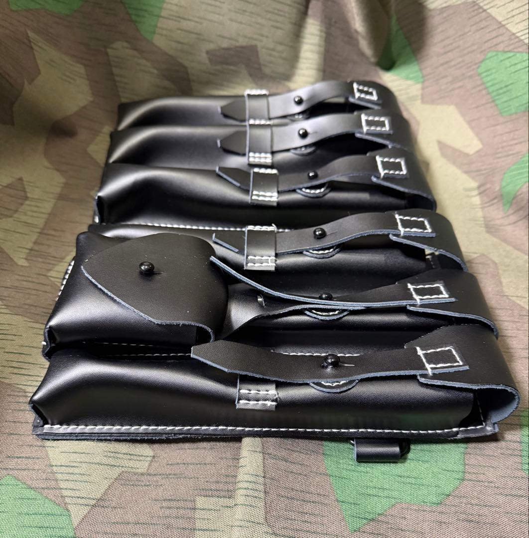 WWⅡドイツ軍 MP38/40革製マガジンポーチセット★レプリカ★サバゲ　国防軍