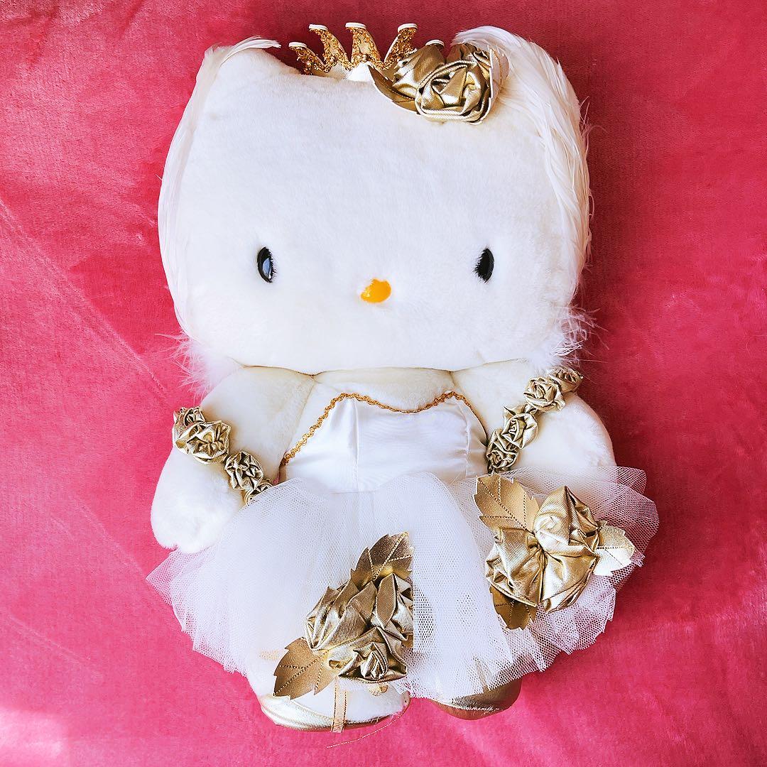 希少激レア　ハローキティ　ぬいぐるみ　バレエ　羽　レトロ　当時品　サンリオ