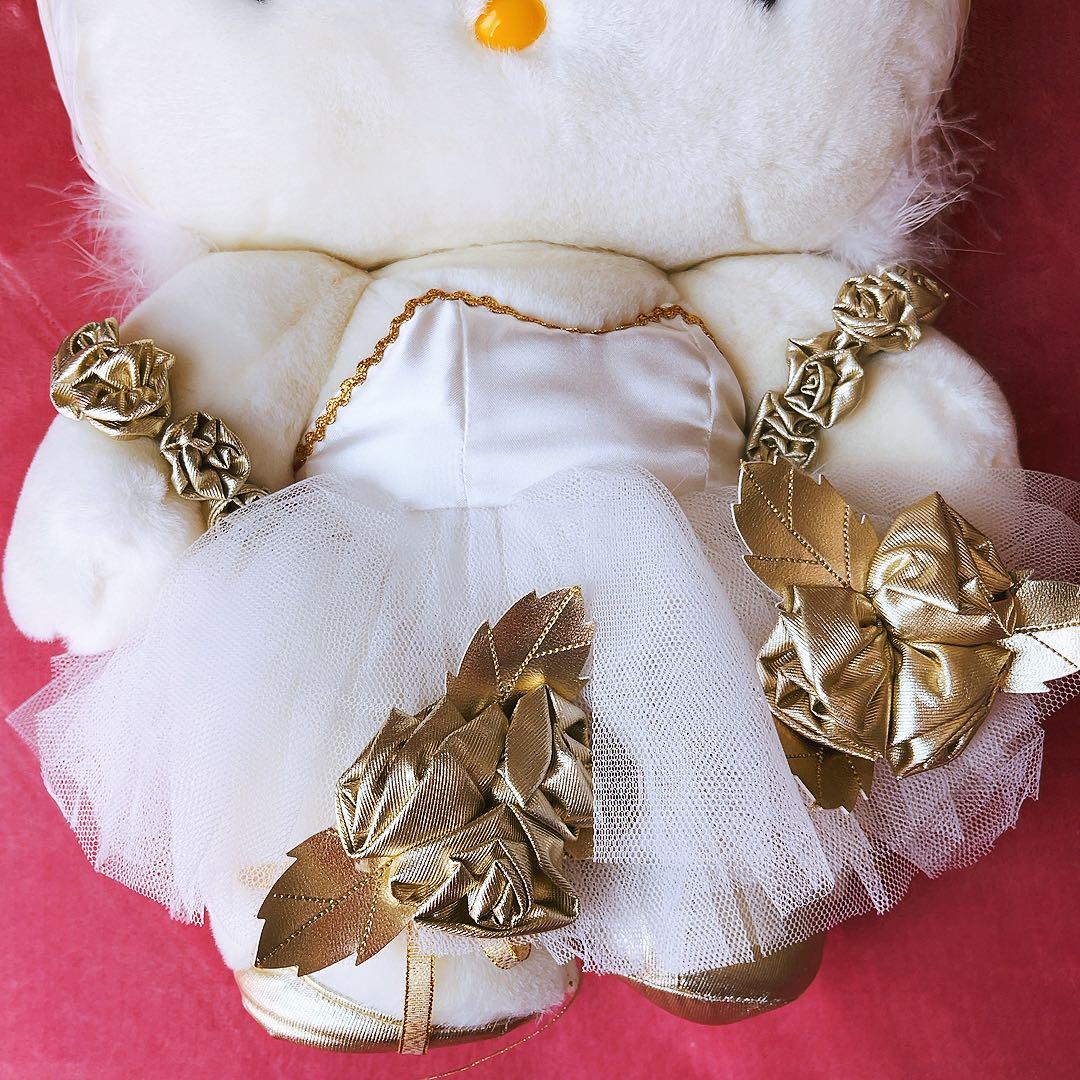 希少激レア　ハローキティ　ぬいぐるみ　バレエ　羽　レトロ　当時品　サンリオ