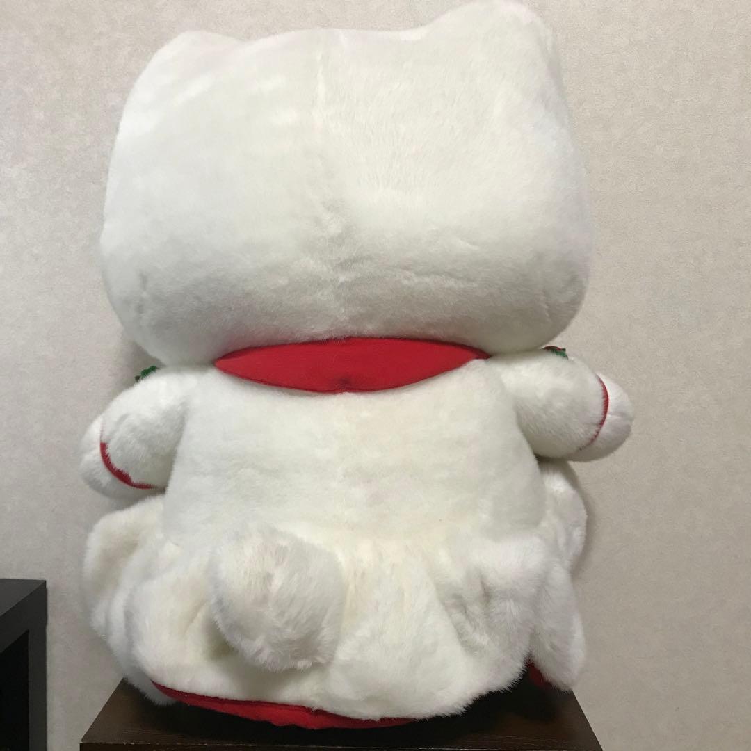 レトロ　ハローキティ　ジャンボ　ぬいぐるみ　特大　巨大　サンリオ　レア　タグ