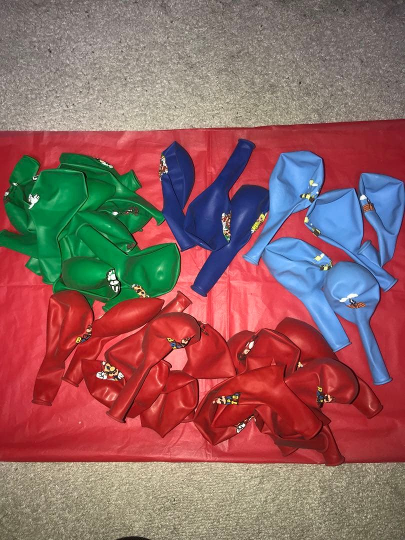 スパーマリオ　パーティー飾り