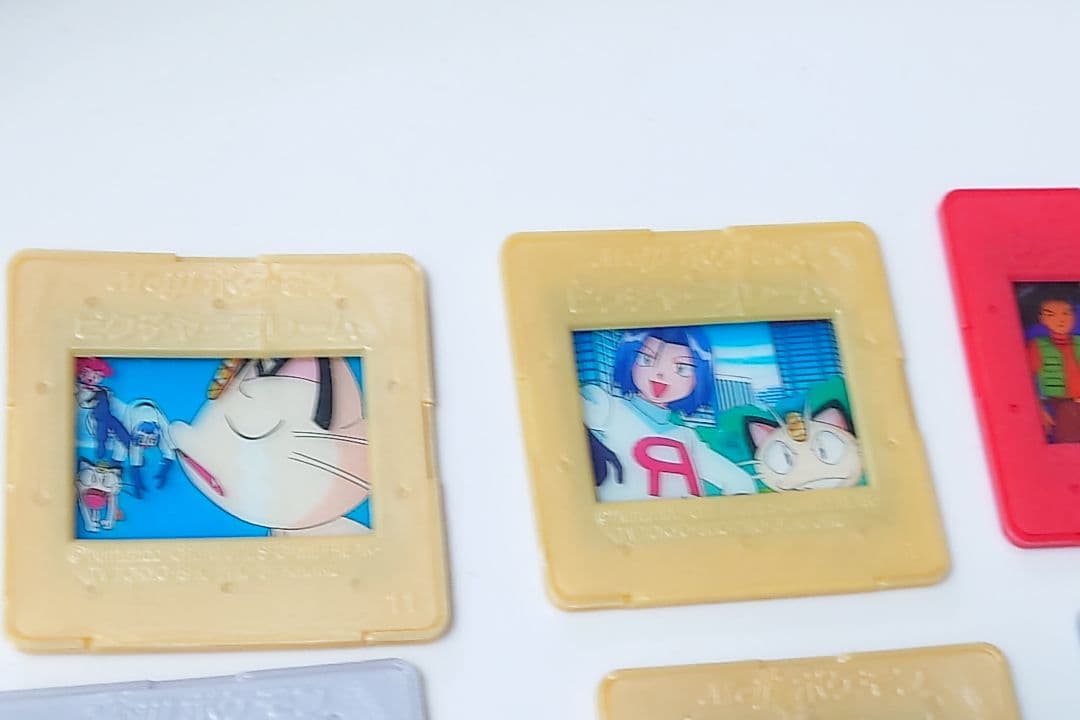 明治Meiji　ポケモンビスケット　金銀ピクチャーフレーム　6枚まとめ売り