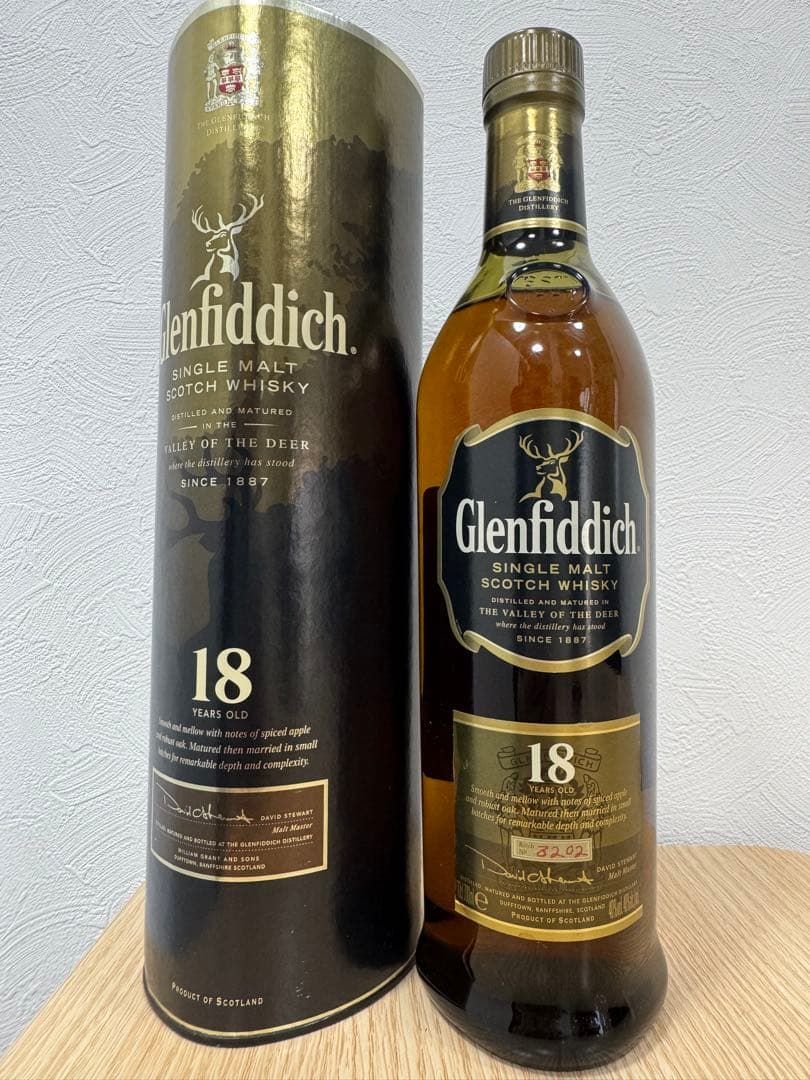 Glenfiddich 18 Years Old シングルモルトNo.入り‼️