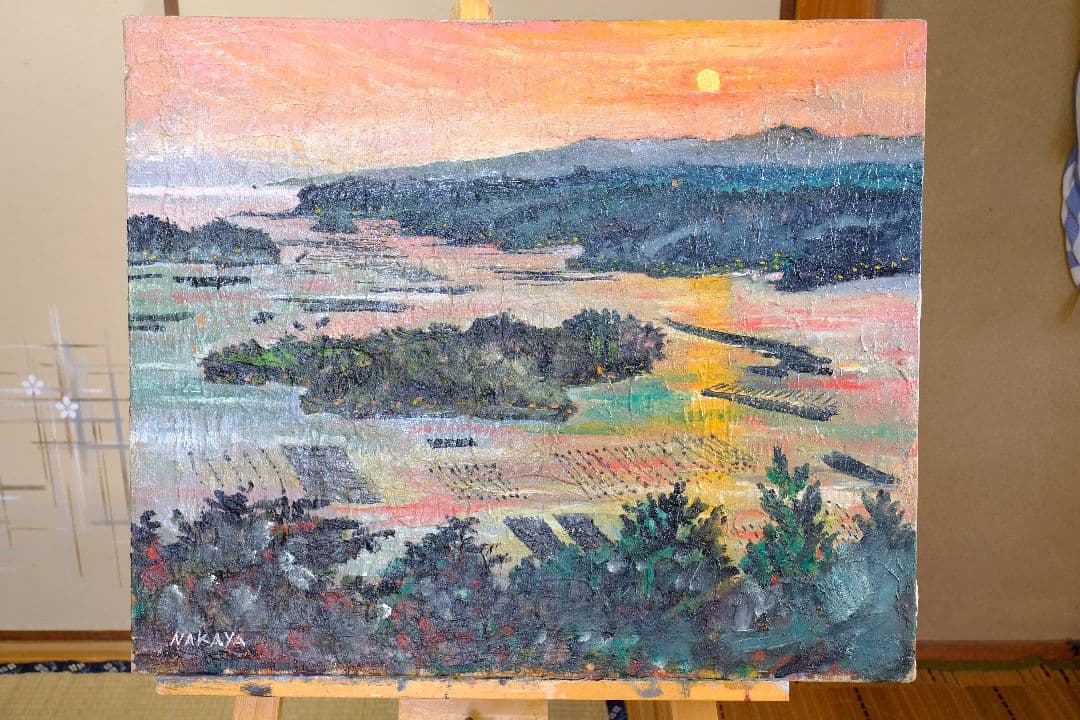 輝き　油絵　F20号