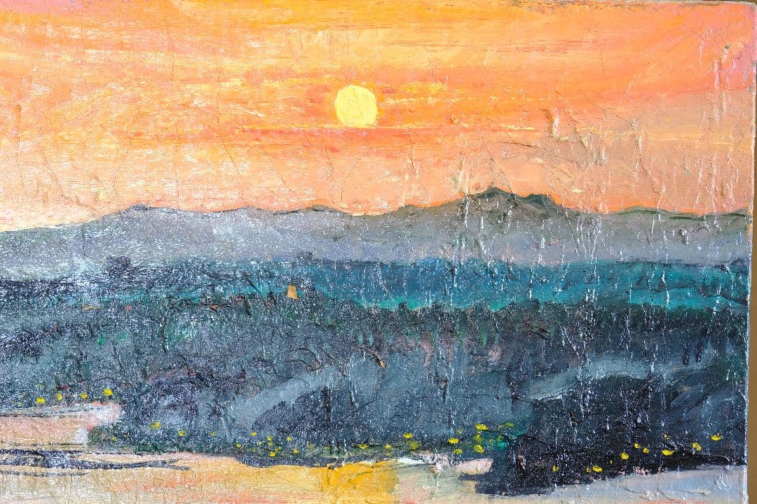 輝き　油絵　F20号