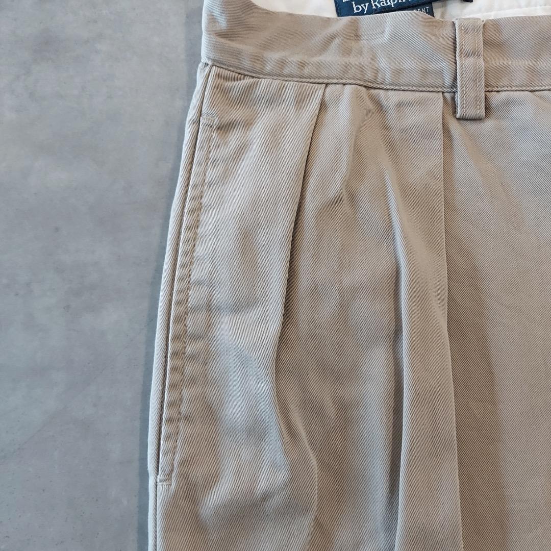 ポロバイ ラルフローレン W33 ポロチノ チノパン 古着 アンドリュー 90s