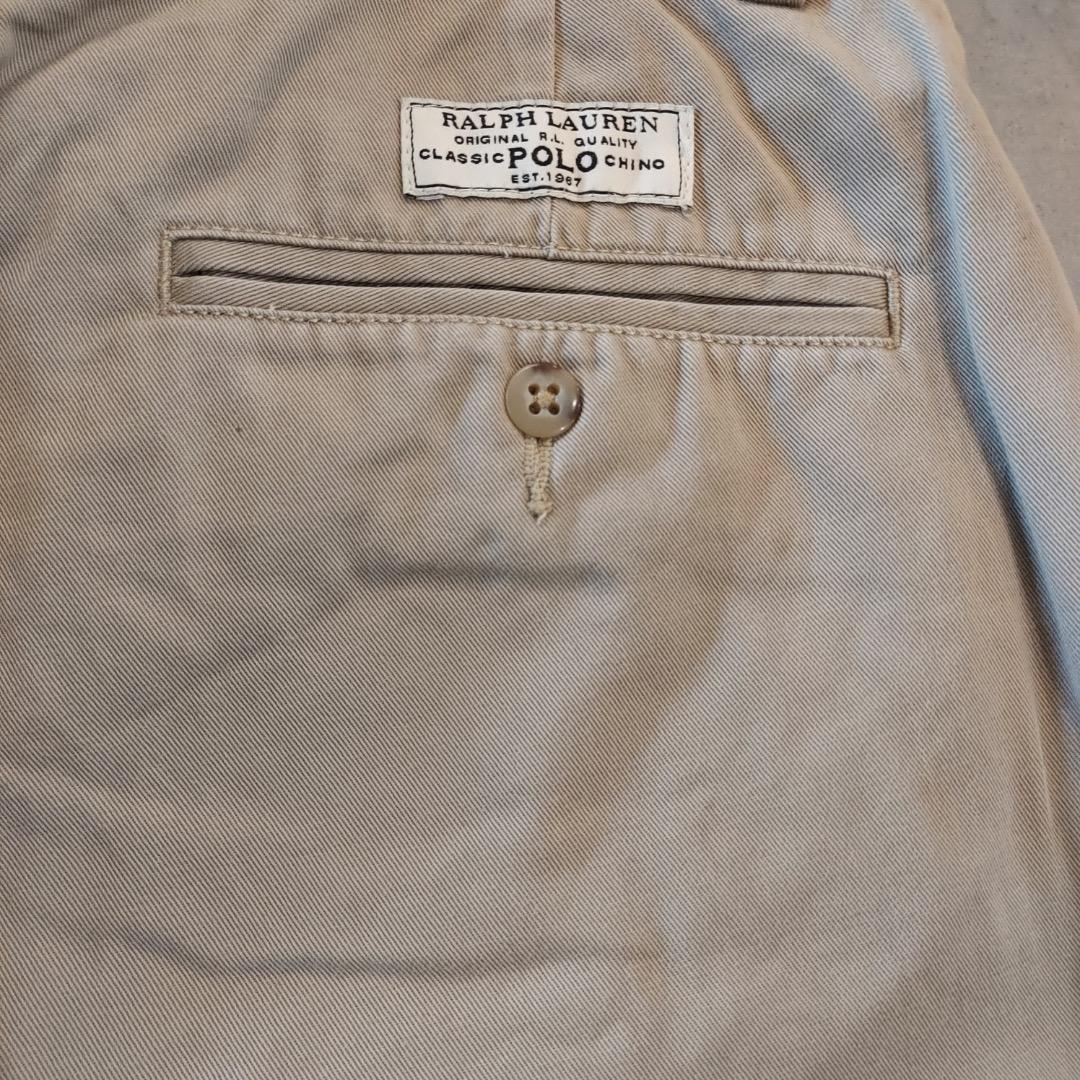ポロバイ ラルフローレン W33 ポロチノ チノパン 古着 アンドリュー 90s