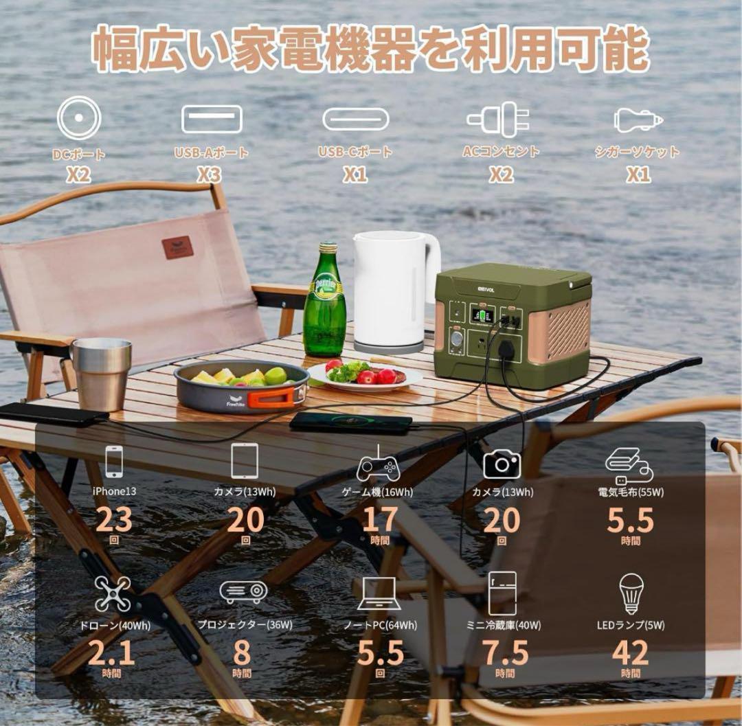 ポータブル電源 400W 防災 停電対策に