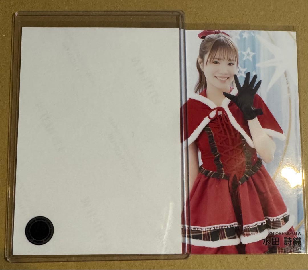 NMB48水田詩織クリスマスLIVE2025生写真直筆