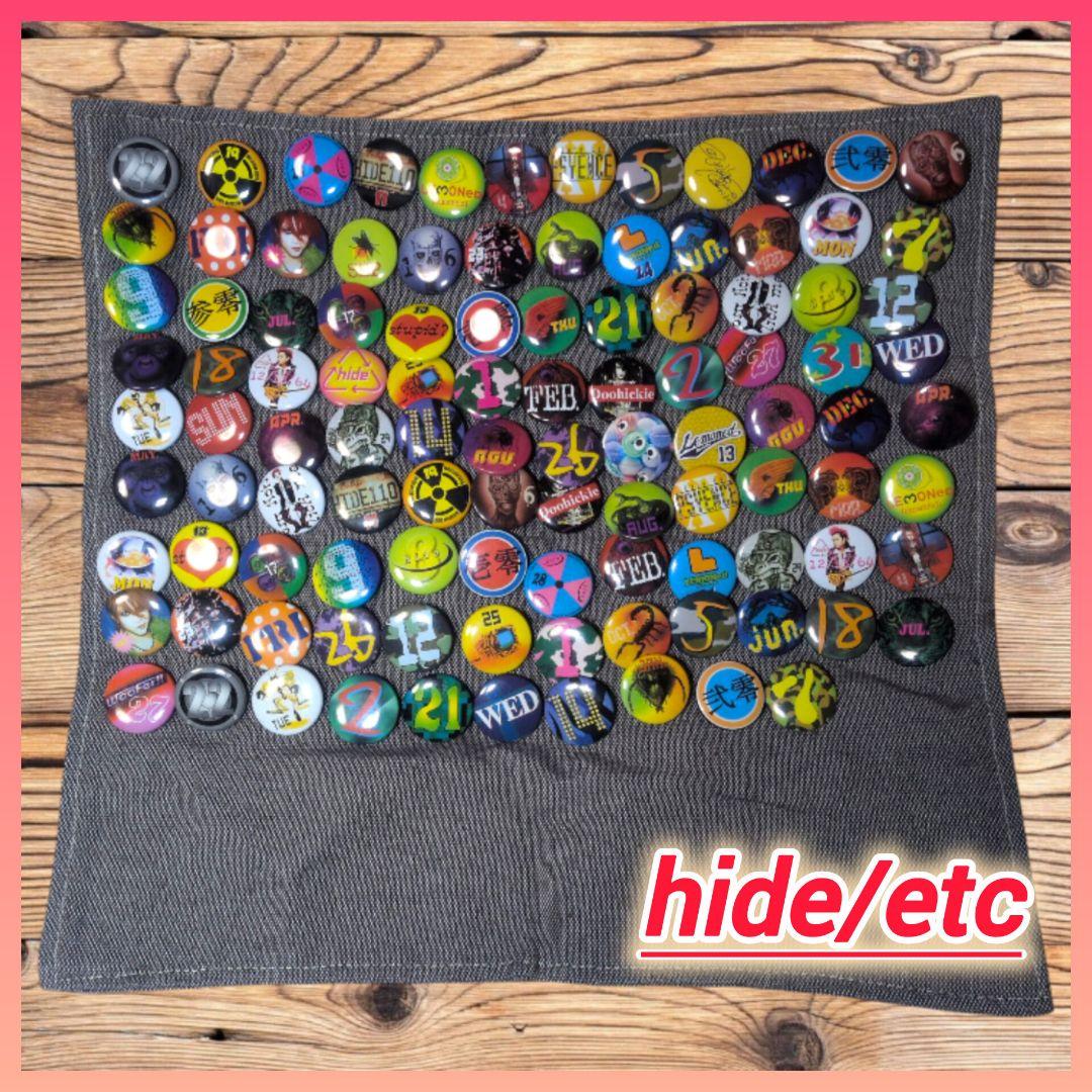 缶バッジ コレクション/hide