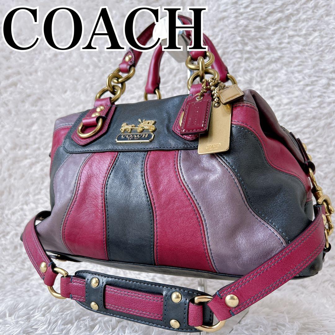 COACH マディソン サブリナ レザー 2way マルチ ショルダーバッグ