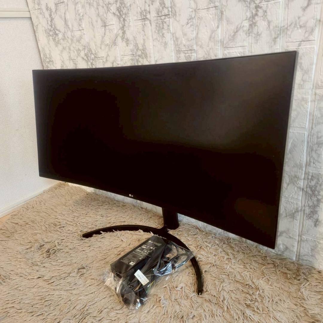 良品 LGモニター35インチ 曲面 ウルトラワイド 35WN75CN-B