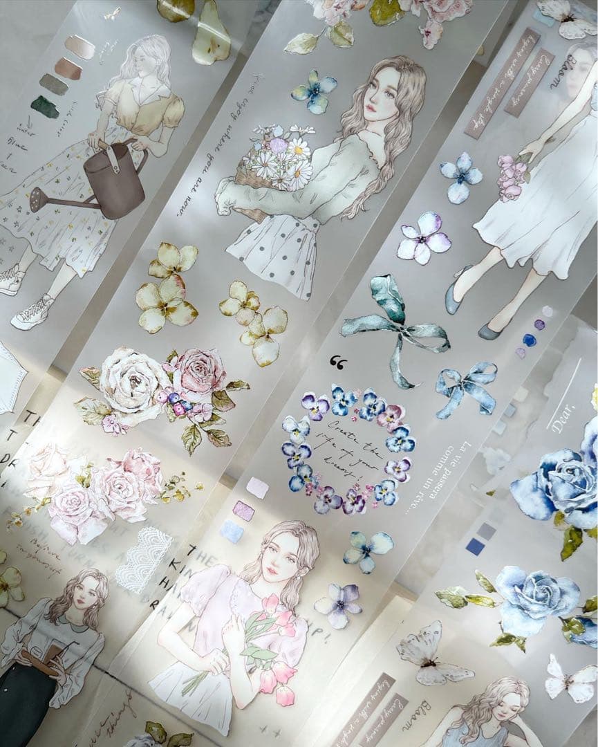 ⭐️SALE⭐️pion《Bloom》海外マスキングテープ　マステ 【1251】