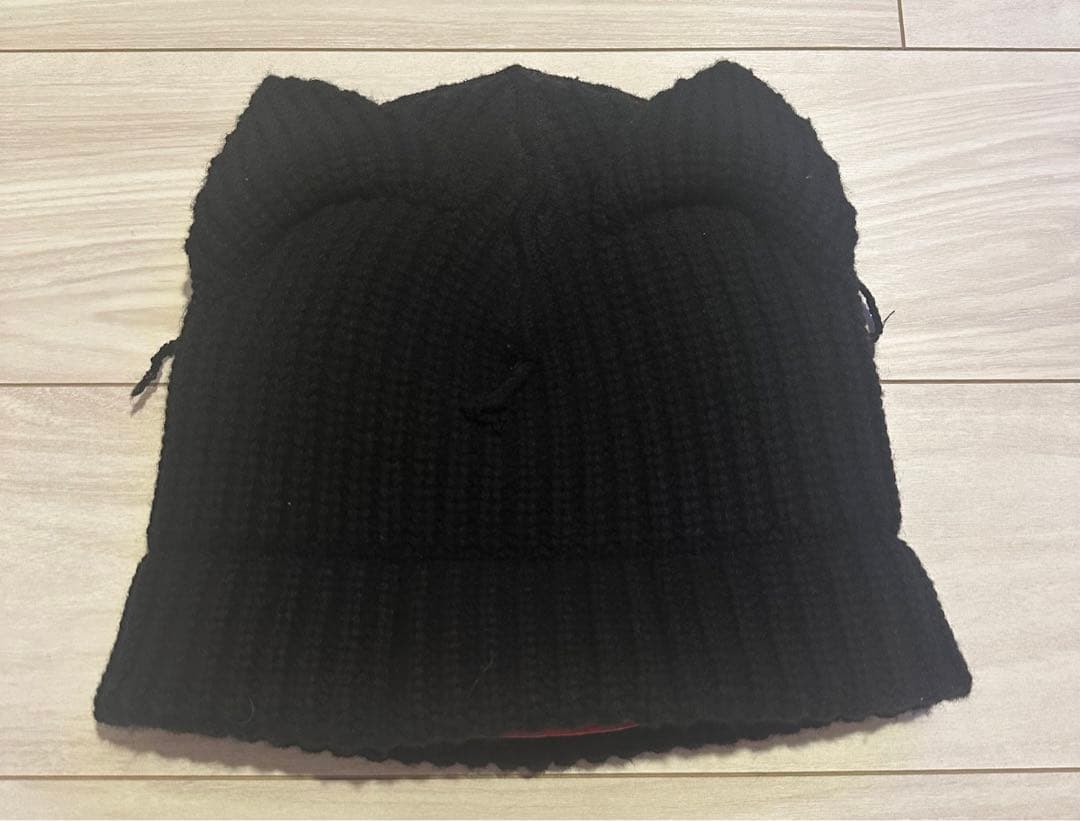 CHARLES JEFFREY LOVERBOY猫耳ニット帽ブラック