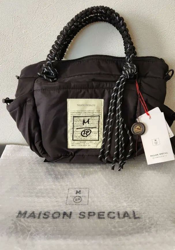 限定品 MAISON SPECIAL コラボバッグ BLACK