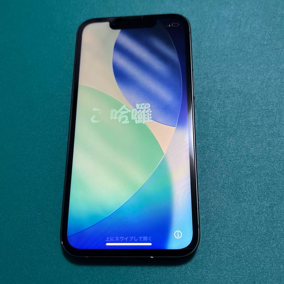 【中古】iPhone 13 mini グリーン 128 バテリ100% ⑫