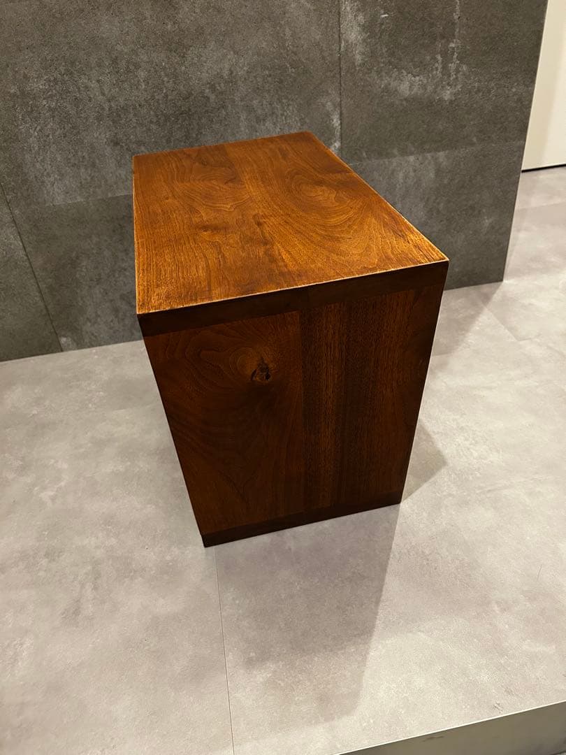 HIROMATSU天然木ウォールナット:サイドテーブル