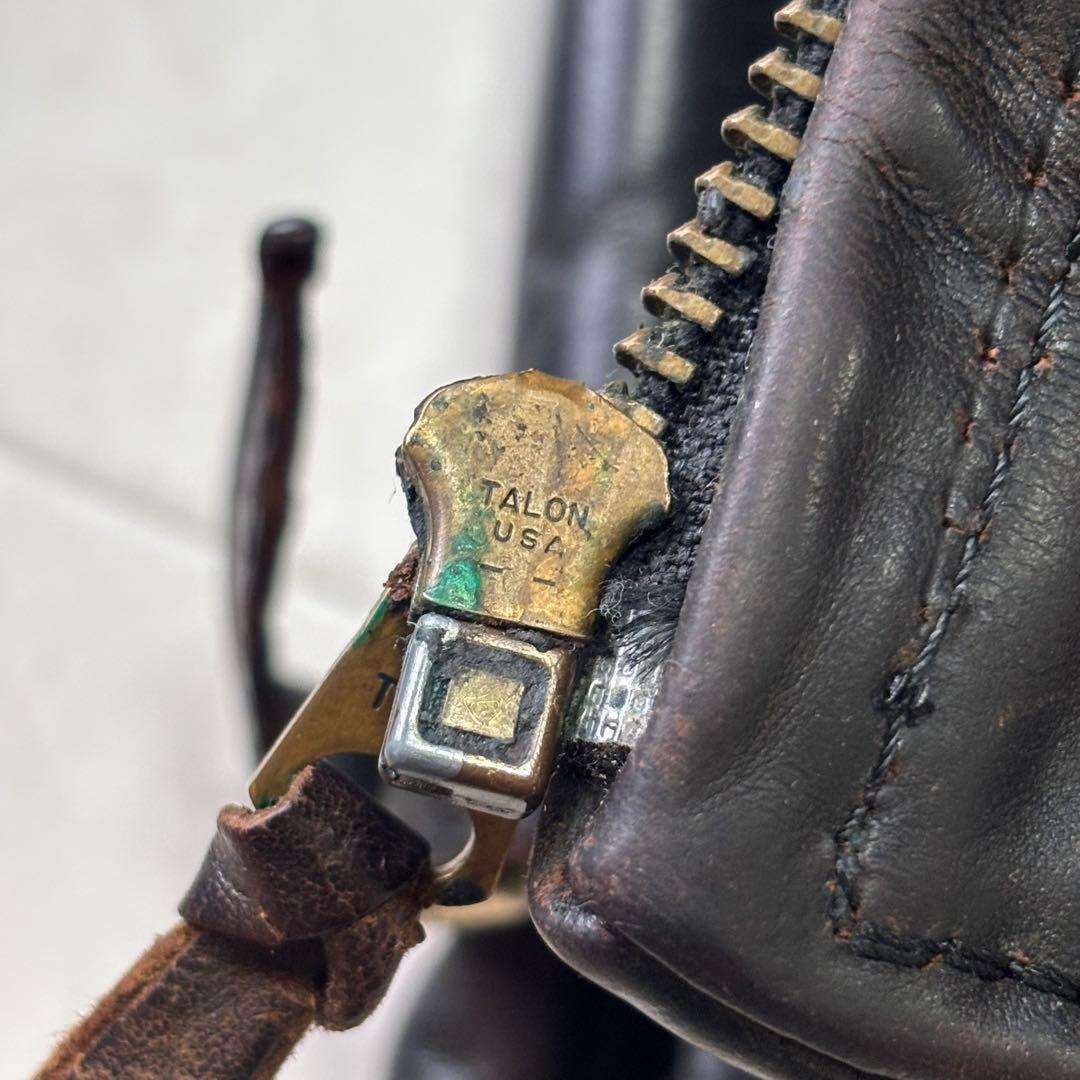 【超希少】エアロレザー ハイウェイマン レザージャケット ホースハイド 茶芯