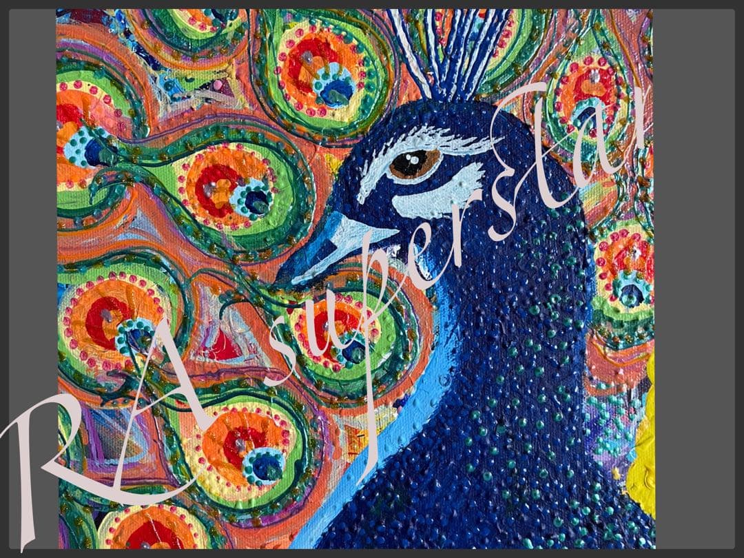 ★Original ART  ‘Peacock’