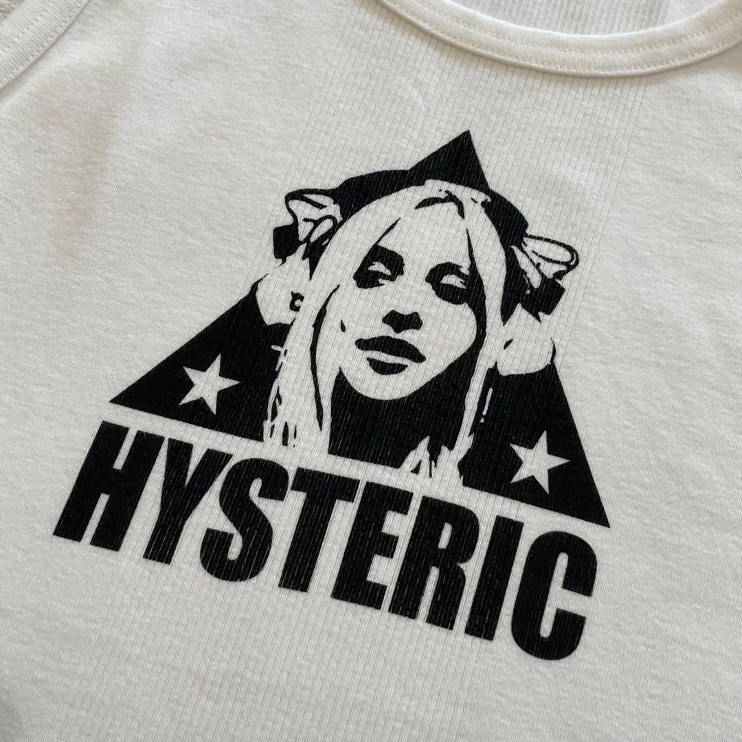 HYSTERIC GLAMOUR　タンクトップ　ホワイト　ヒスガール　タグ付き