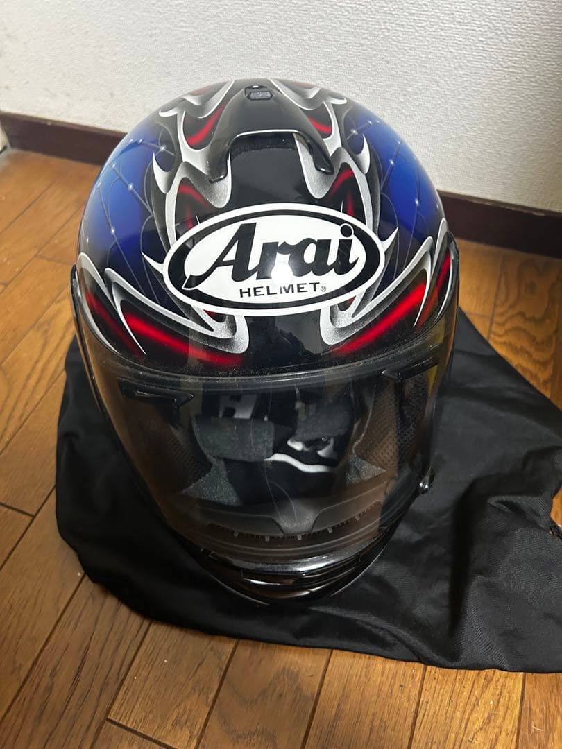 Arai フルフェイスヘルメット 青/黒/赤
