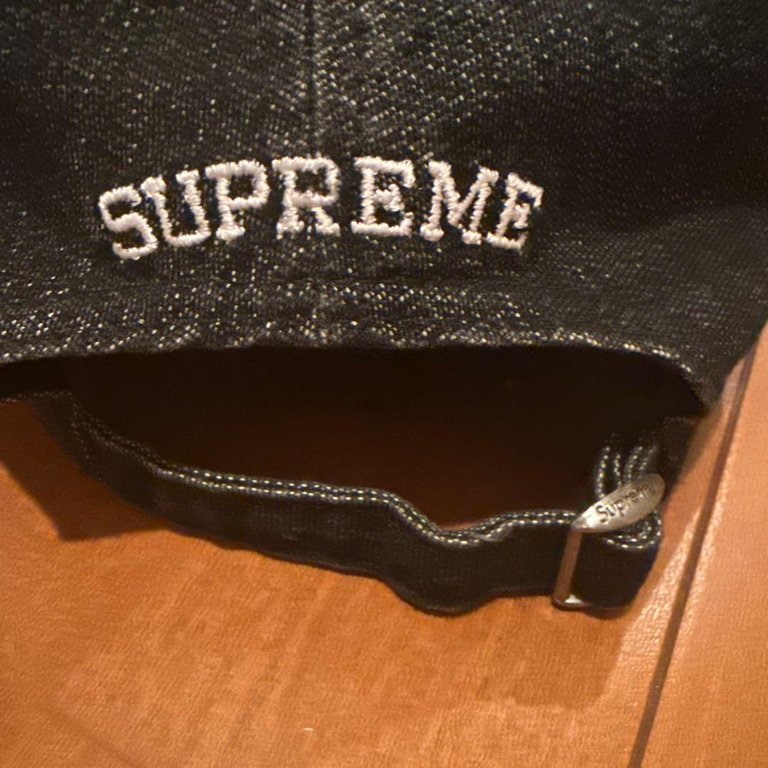 SUPREME Sロゴ ブラックキャップ