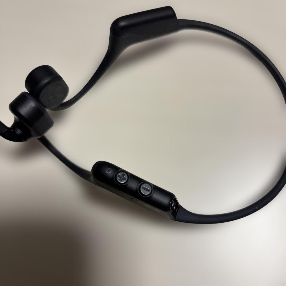 SHOKZ 骨伝導イヤホンマイク ブラック　2本